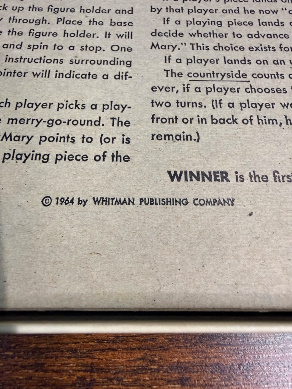 1964 WHITMAN PUBLISHING COMPANY Mary Poppins Game - Picture 7 of 13